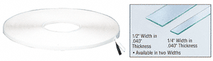CRL 1/4" x .020" Transparent Acrylic Very Hi-Bond Adhesive Tape - 7ft