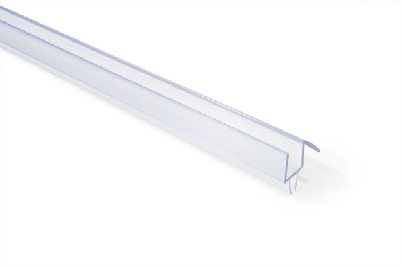 Frameless Shower Door Bottom Sweep w/ Drip Rail 3/8